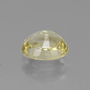 Crisoberillo naturale giallo da 1,26 ct, taglio ovale, VVS-VS