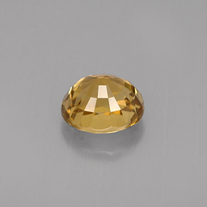 Crisoberillo naturale giallo da 1,37 ct, taglio ovale, VVS-VS