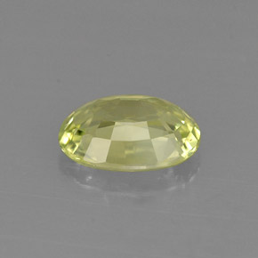 Crisoberillo naturale verde da 1,03 ct, taglio ovale, VVS