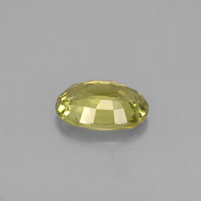Crisoberillo naturale verde da 0,82 ct, taglio ovale, VVS-VS