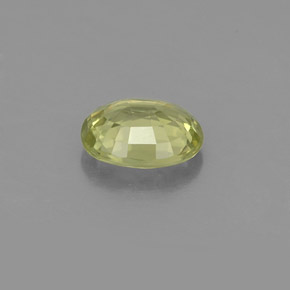 Crisoberillo naturale verde da 0,82 ct, taglio ovale, VVS-VS