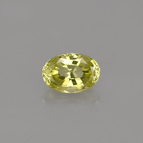 Crisoberillo naturale verde da 0,58 ct, taglio ovale, IF