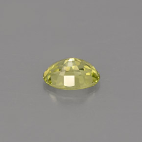 Crisoberillo naturale verde da 0,58 ct, taglio ovale, IF