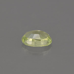 Crisoberillo naturale verde da 0,61 ct, taglio ovale, VVS