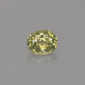 Crisoberillo naturale verde da 0,48 ct, taglio ovale, VVS-VS