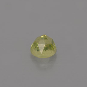 Crisoberillo naturale verde da 0,50 ct, taglio rotondo, VVS-VS