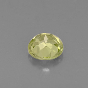 Crisoberillo naturale giallo da 0,38 ct, taglio rotondo, VVS-VS