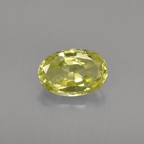 Crisoberillo naturale verde da 0,56 ct, taglio ovale, VVS-VS