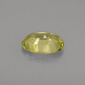 Crisoberillo naturale verde da 0,56 ct, taglio ovale, VVS-VS
