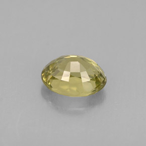 Crisoberillo Oro verdastro naturale da 0.65 ct, Taglio ovale, VVS-VS