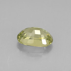 Crisoberillo Giallo verde naturale da 0.71 ct, Taglio ovale, VS