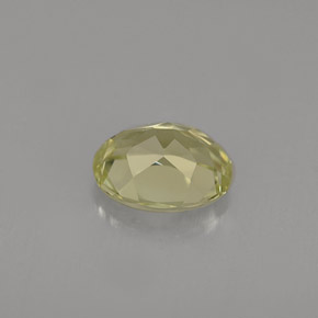 Crisoberillo naturale verde da 0,82 ct, taglio ovale, VVS