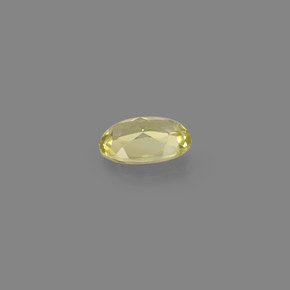 Crisoberillo naturale giallo da 0,52 ct, taglio ovale, VVS