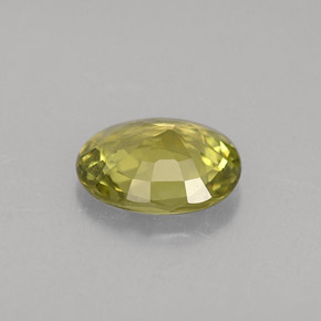 Crisoberillo naturale verde da 0,66 ct, taglio ovale, VVS-VS