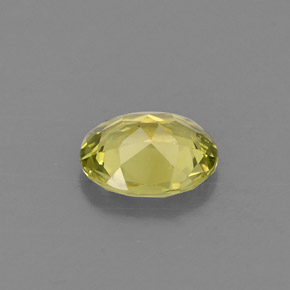 Crisoberillo naturale verde da 0,57 ct, taglio ovale, VVS