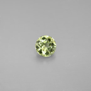 Crisoberillo naturale verde da 0,58 ct, taglio rotondo, VVS