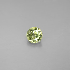 Crisoberillo naturale verde da 0,58 ct, taglio rotondo, VVS