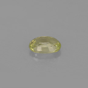 Crisoberillo Verde dorato naturale da 0.67 ct, Taglio ovale, VVS-VS