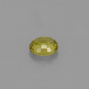 Crisoberillo naturale verde da 0,70 ct, taglio ovale, VVS