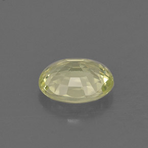 Crisoberillo naturale verde da 0,72 ct, taglio ovale, VVS-VS