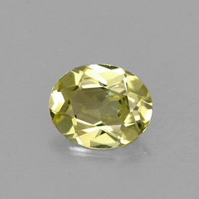Crisoberillo naturale verde da 0,66 ct, taglio ovale, VVS
