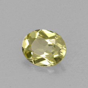 Crisoberillo naturale verde da 0,66 ct, taglio ovale, VVS
