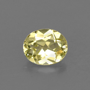 Crisoberillo naturale verde da 0,69 ct, taglio ovale, VVS