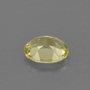 Crisoberillo naturale verde da 0,69 ct, taglio ovale, VVS