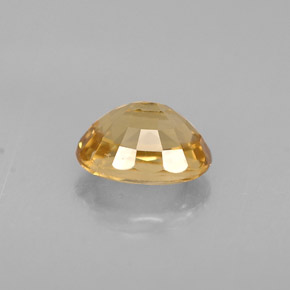 Crisoberillo naturale giallo da 0,90 ct, taglio ovale, VVS