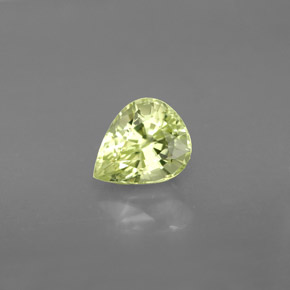 Crisoberillo naturale verde da 1,46 ct, taglio a pera, VVS-VS