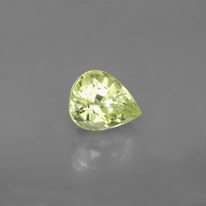Crisoberillo naturale verde da 1,46 ct, taglio a pera, VVS-VS