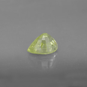 Crisoberillo naturale verde da 1,46 ct, taglio a pera, VVS-VS