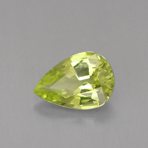 Crisoberillo naturale verde da 1,07 ct, taglio a pera, VVS-VS