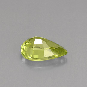 Crisoberillo naturale verde da 1,07 ct, taglio a pera, VVS-VS