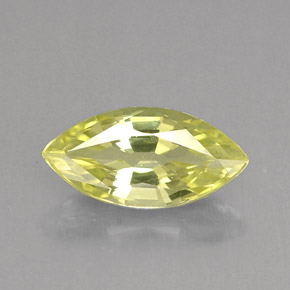 Crisoberillo Giallo verdastro naturale da 1.48 ct, Taglio marquise, VVS-VS