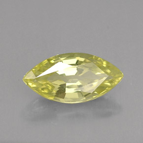Crisoberillo Giallo verdastro naturale da 1.48 ct, Taglio marquise, VVS-VS