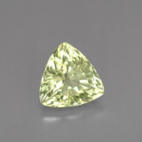 Crisoberillo naturale verde da 1,04 ct, trillion, VVS-VS