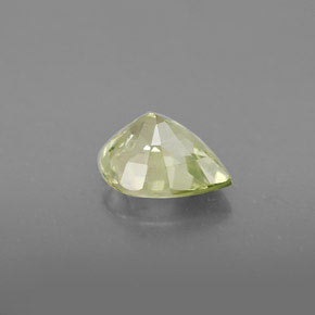 Crisoberillo naturale verde da 1,50 ct, taglio a pera, VVS