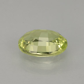Crisoberillo naturale verde da 1,26 ct, taglio ovale, IF