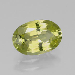 Crisoberillo naturale giallo da 1,42 ct, taglio ovale, VVS-VS