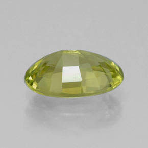 Crisoberillo naturale giallo da 1,42 ct, taglio ovale, VVS-VS
