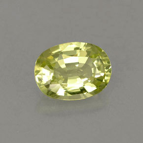 Crisoberillo naturale oro da 1,40 ct, taglio ovale, VVS-VS