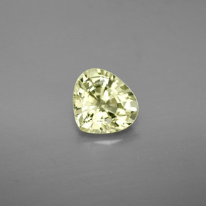 Crisoberillo naturale giallo da 1,24 ct, taglio a pera, VVS