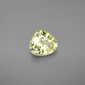 Crisoberillo naturale giallo da 1,24 ct, taglio a pera, VVS