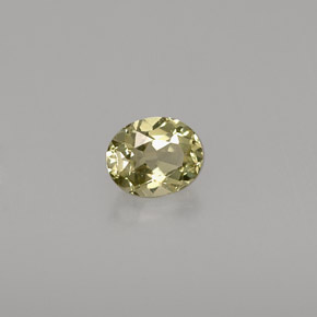 Crisoberillo naturale verde da 0,46 ct, taglio ovale, VVS-VS