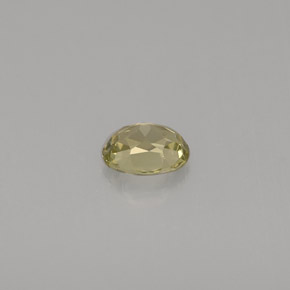 Crisoberillo naturale verde da 0,46 ct, taglio ovale, VVS-VS