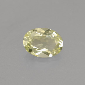 Crisoberillo naturale giallo da 0,75 ct, taglio ovale, VVS-VS