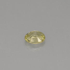 Crisoberillo naturale verde da 0,44 ct, taglio ovale, VS
