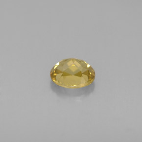 Crisoberillo naturale giallo da 0,70 ct, taglio ovale, VVS-VS
