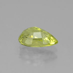 Crisoberillo naturale giallo da 1,25 ct, taglio a pera, VVS-VS